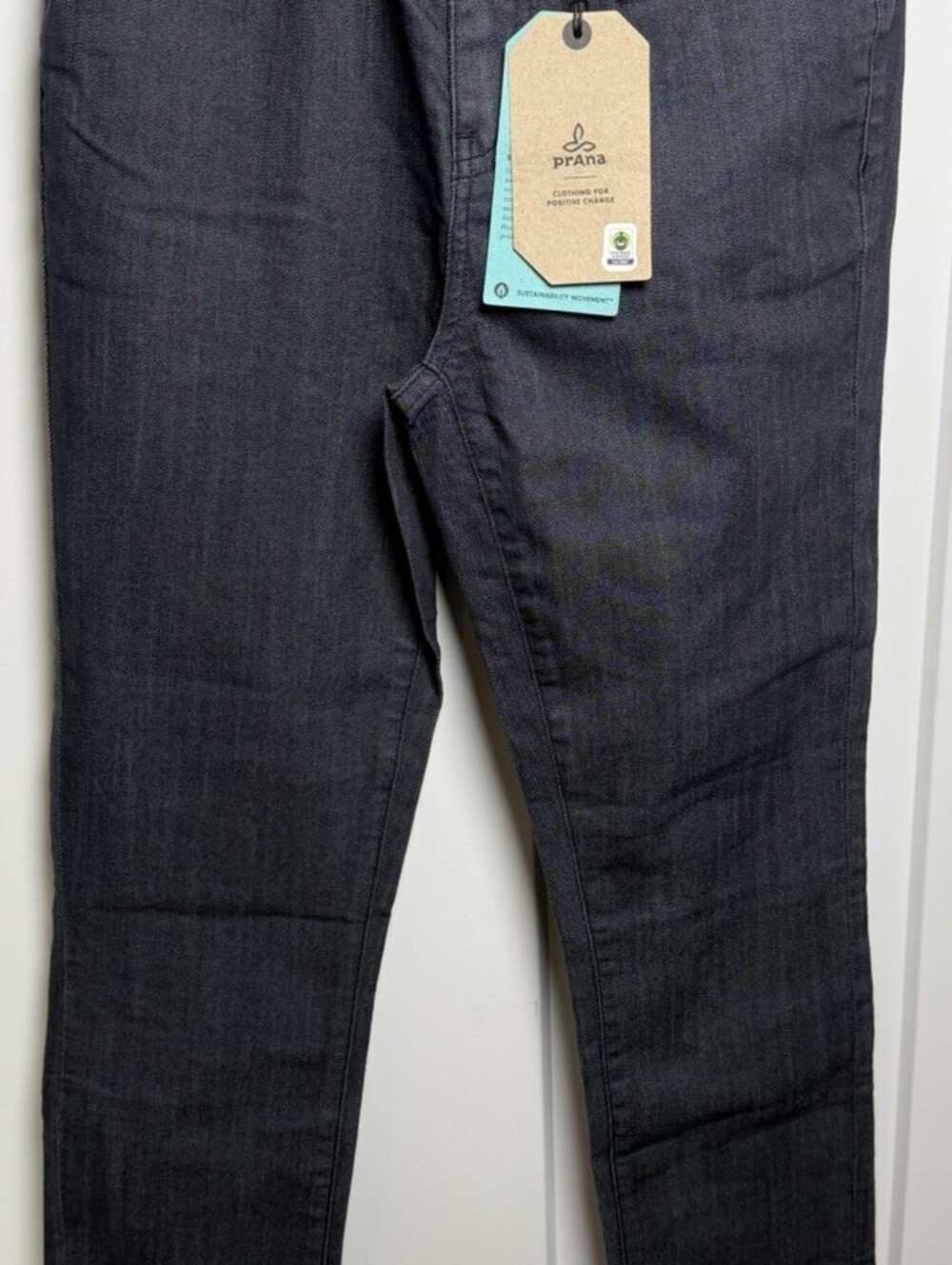 prAna Kayla High Rise Jeans Womens 2/26 RG Gray Stretch Denim 32” NWT $99